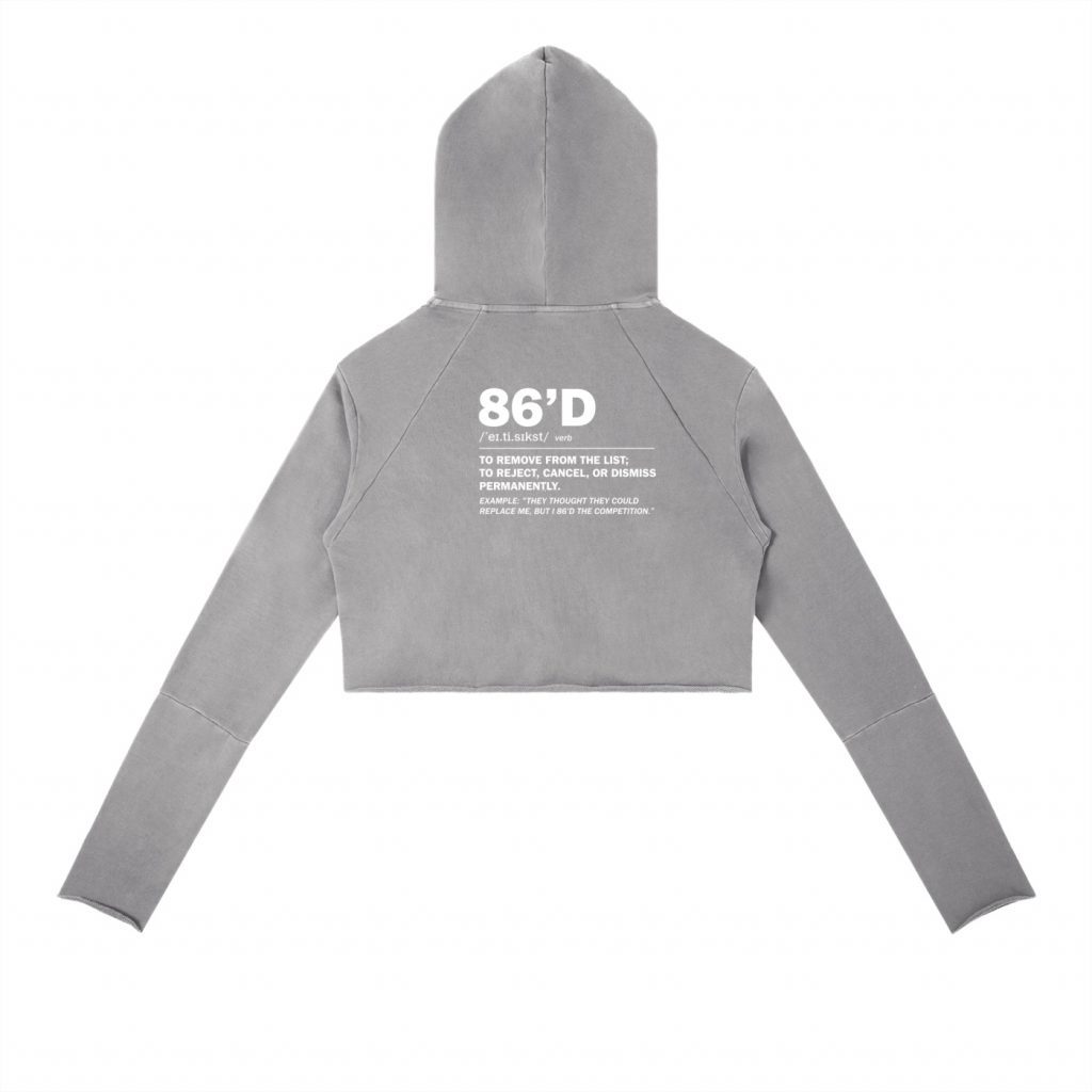 86'd Redefined Vintage Washed Raw Edge Hoodie view 4