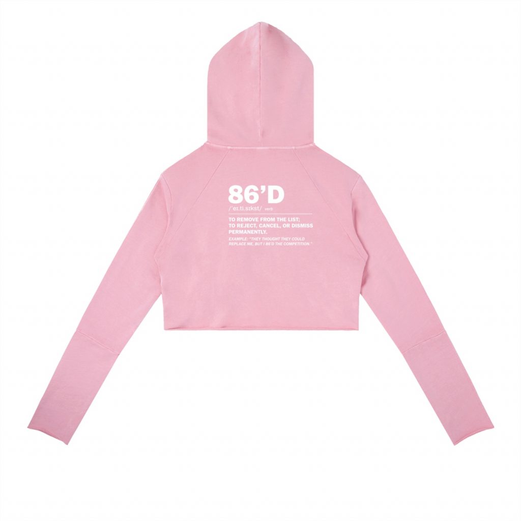 86'd Redefined Vintage Washed Raw Edge Hoodie view 6