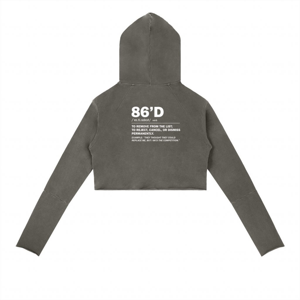 86'd Redefined Vintage Washed Raw Edge Hoodie view 10