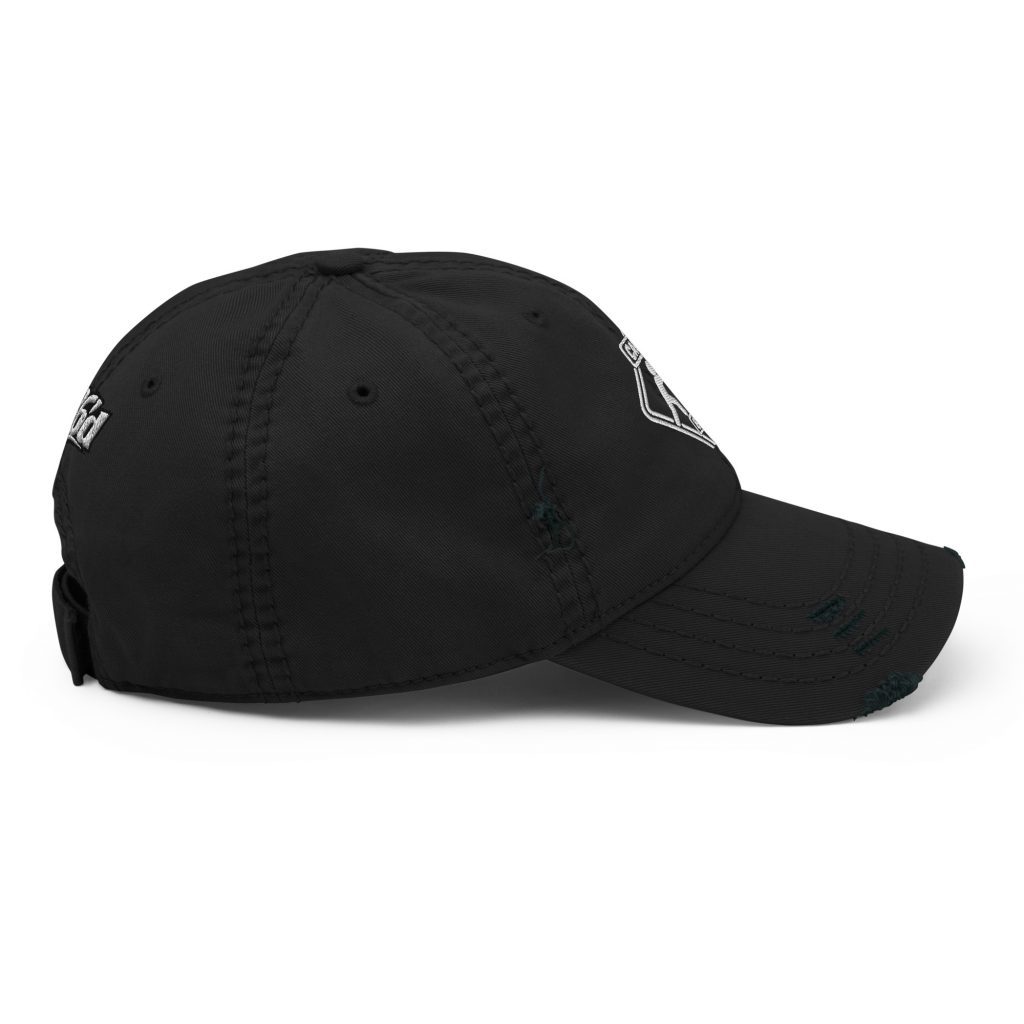 86'd Caution Distressed Dad Hat view 6