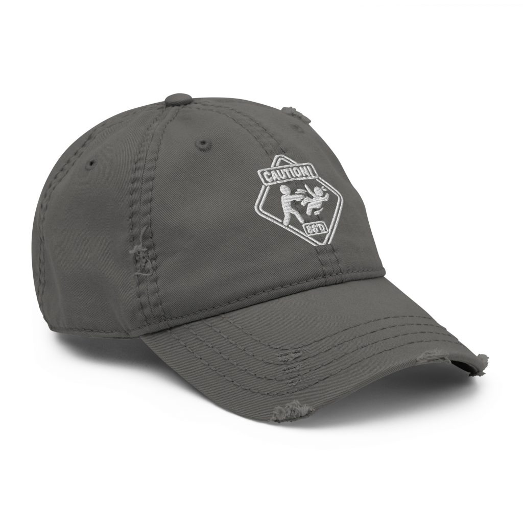 86'd Caution Distressed Dad Hat view 17