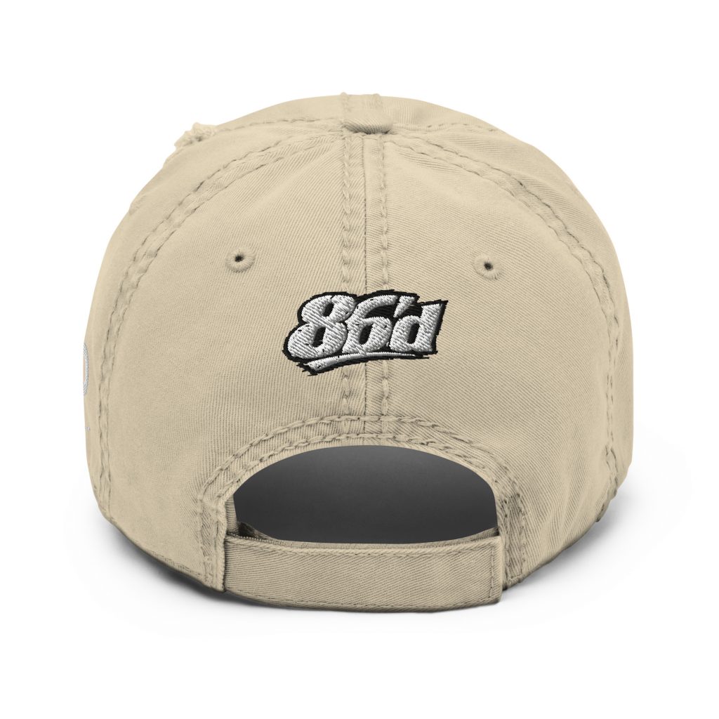 86'd Caution Distressed Dad Hat view 20