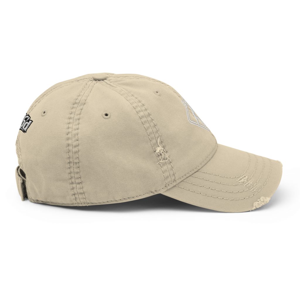 86'd Caution Distressed Dad Hat view 24