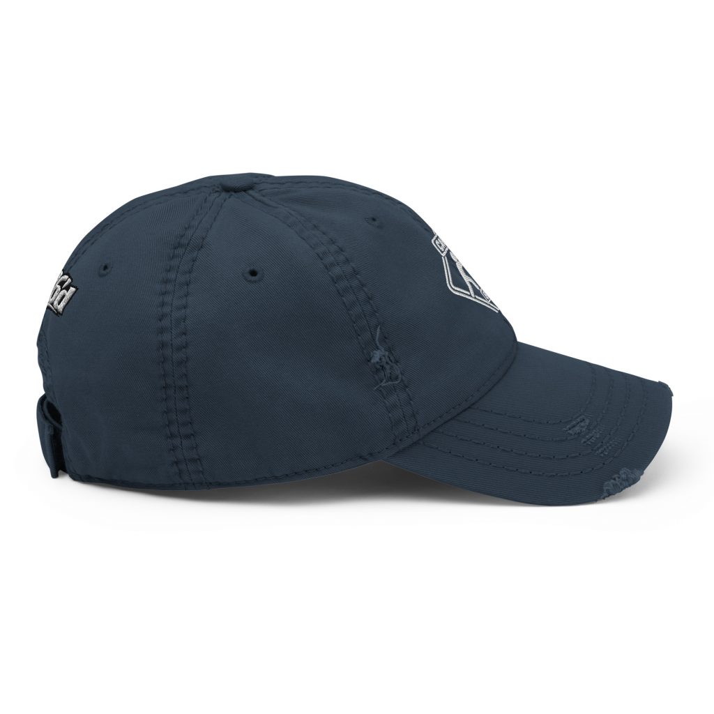 86'd Caution Distressed Dad Hat view 12